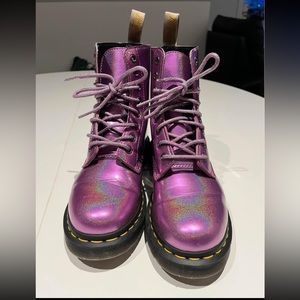 Dr. Marten Womens Purple Boots